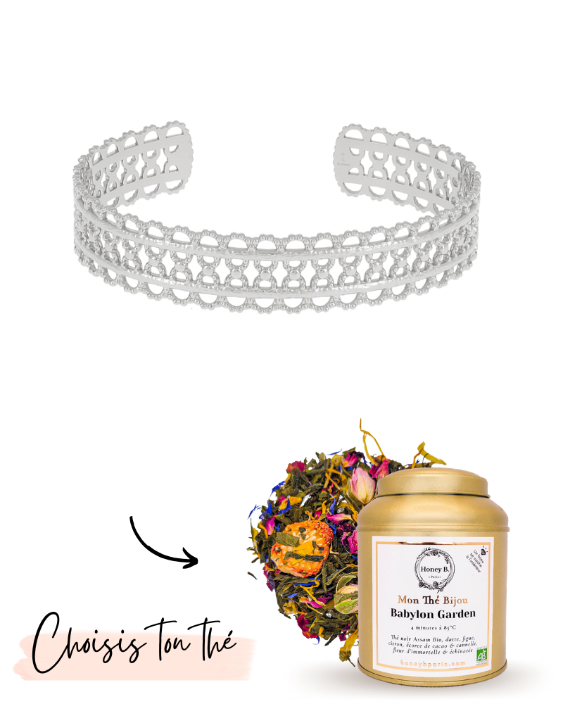 Mon Thé Bijou - Bracelet Abby (argent)