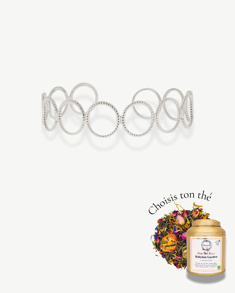 Mon Thé Bijou - Bracelet Clarysse (argent)