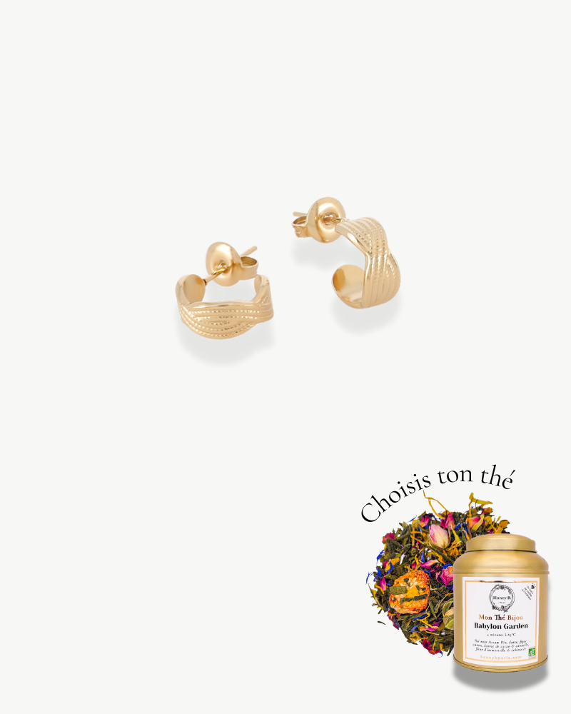 Mon Thé Bijou - Boucles Flavia (or)