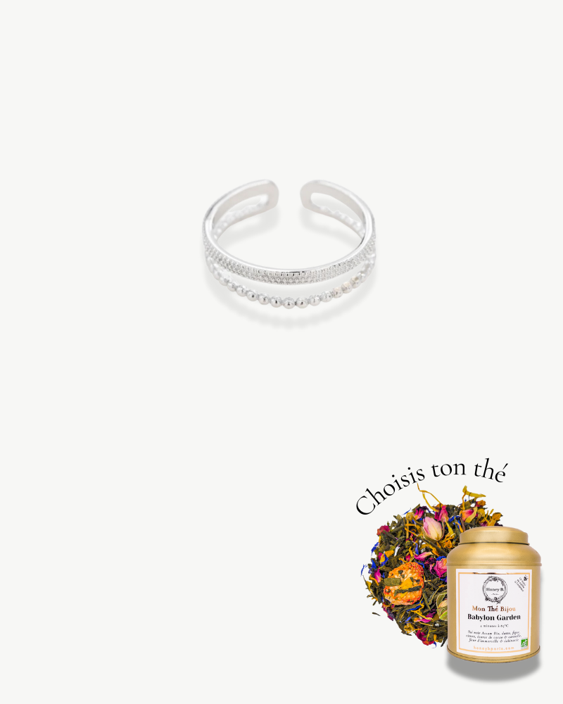Mon Thé Bijou - Bague Luna (argent)