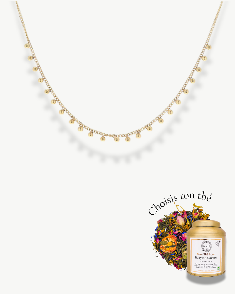 Mon Thé Bijou - Collier Suzie (or)