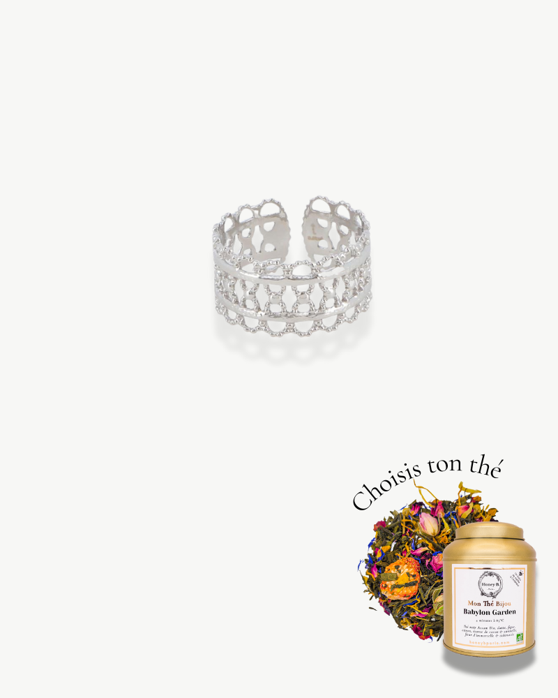 Mon Thé Bijou - Bague Violeta (argent)