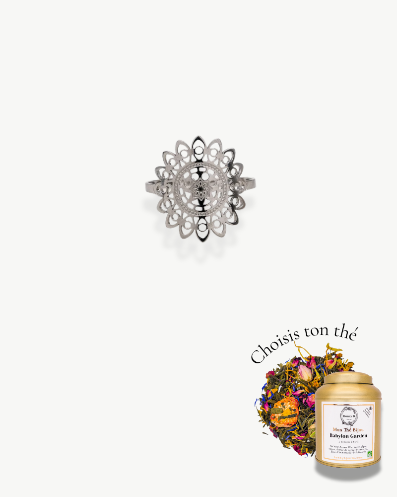 Mon Thé Bijou - Bague Yasmine (Argent)