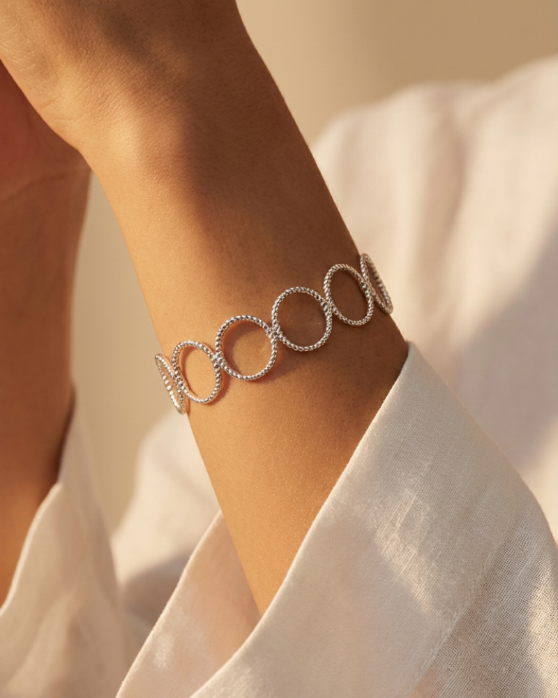 Mon Thé Bijou - Bracelet Clarysse (argent)