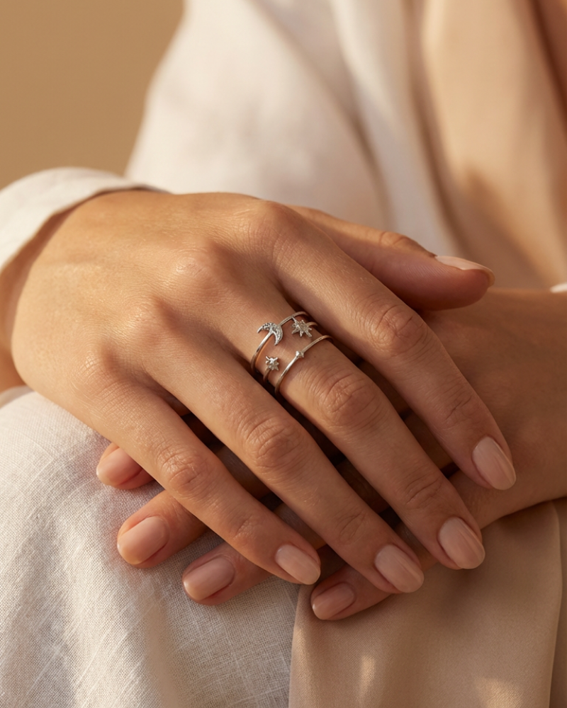 Mon Thé Bijou - Bague Lounie (Argent)