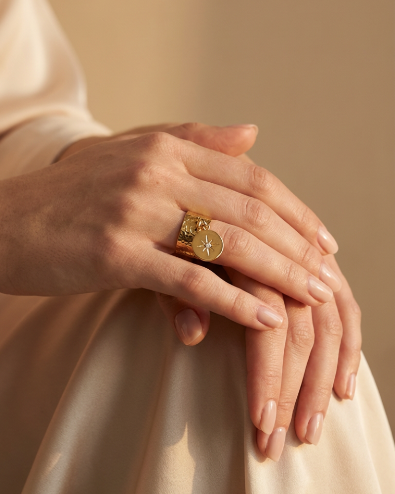 Mon Thé Bijou - Bague Marguerite (or)