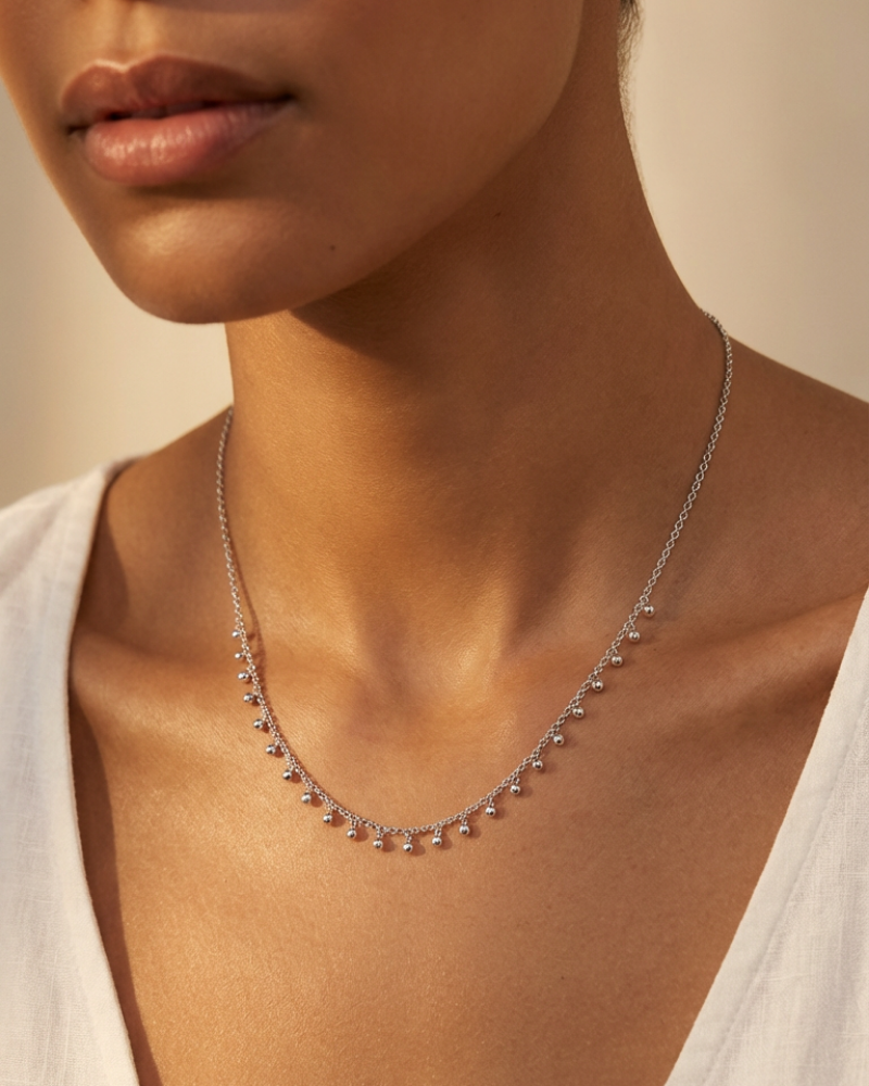 Mon Thé Bijou - Collier Suzie (argent)