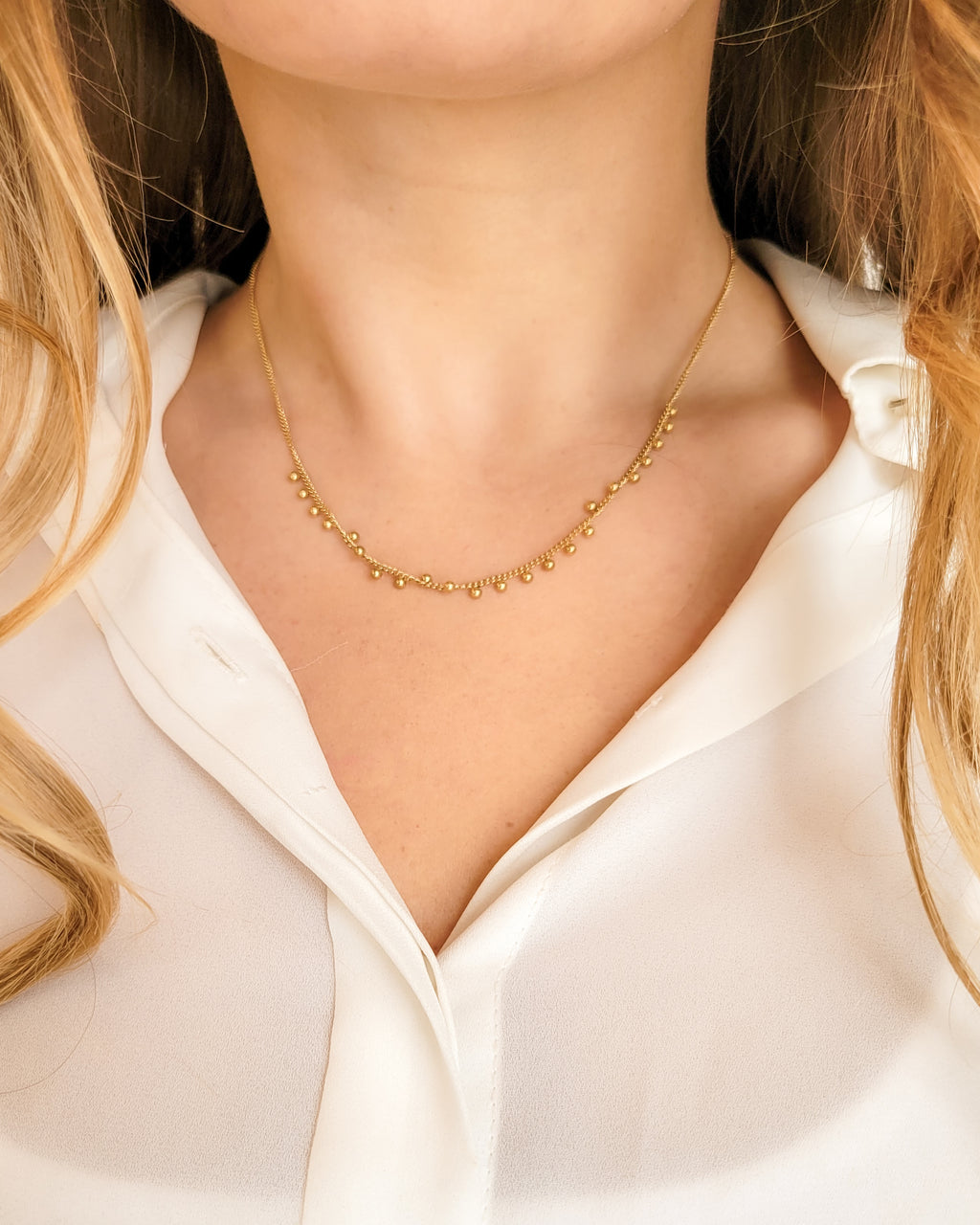 Mon Thé Bijou - Collier Suzie (or)