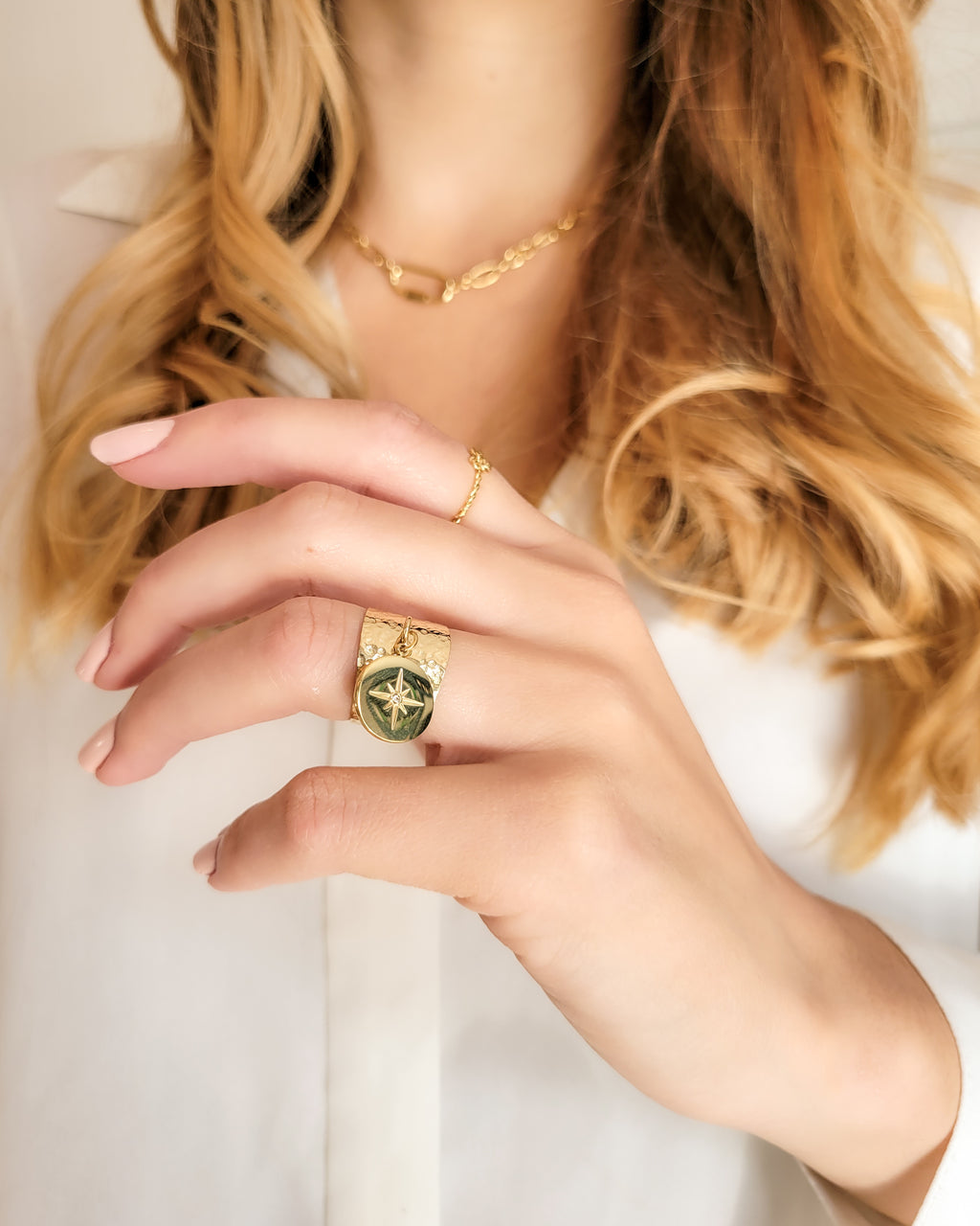 Mon Thé Bijou - Bague Marguerite (or)