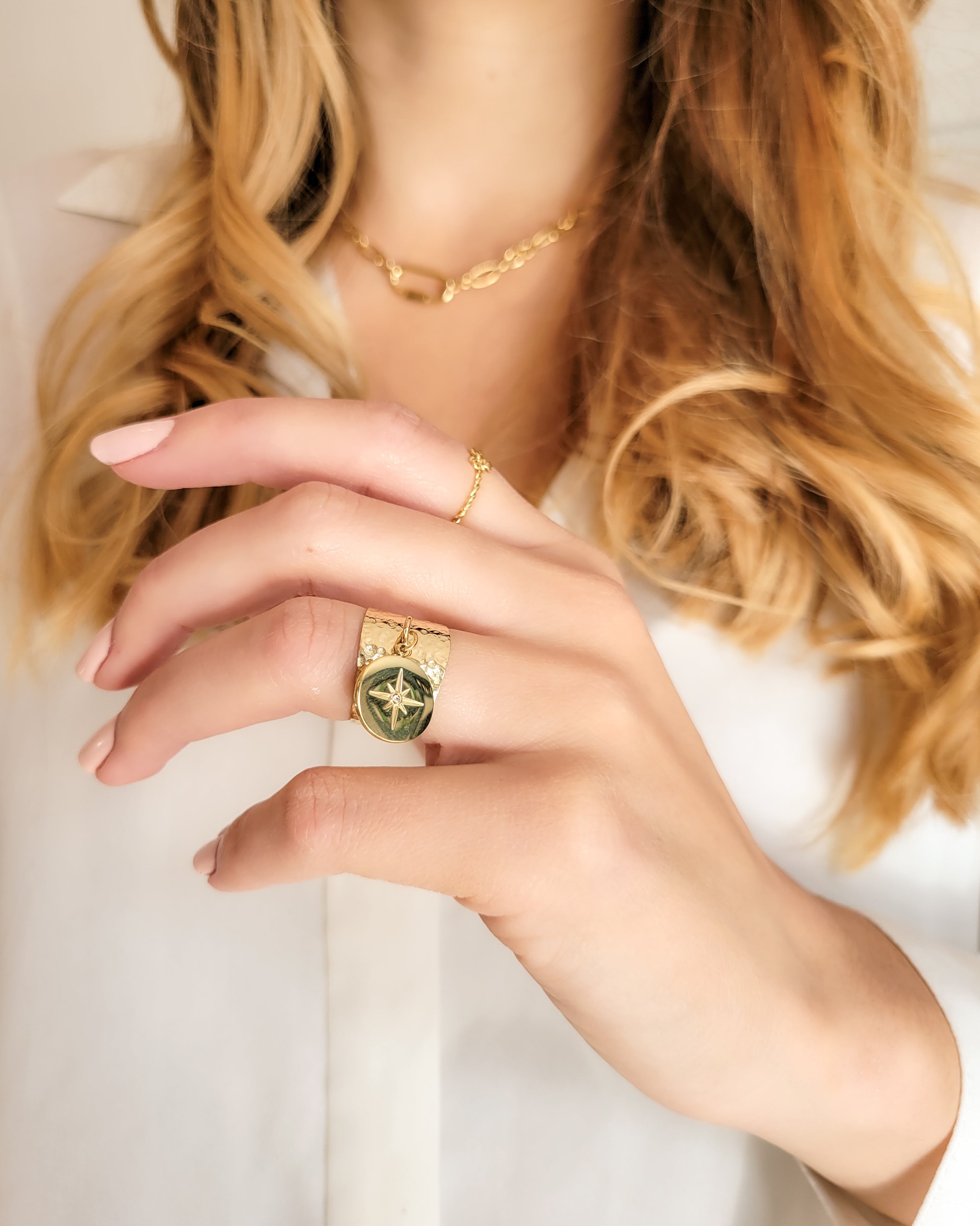 Mon Thé Bijou - Bague Marguerite (or)