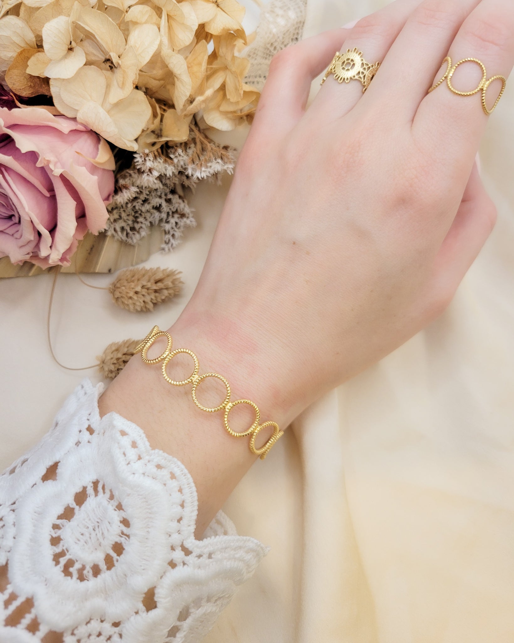 Mon Thé Bijou - Bracelet Clarysse (or)