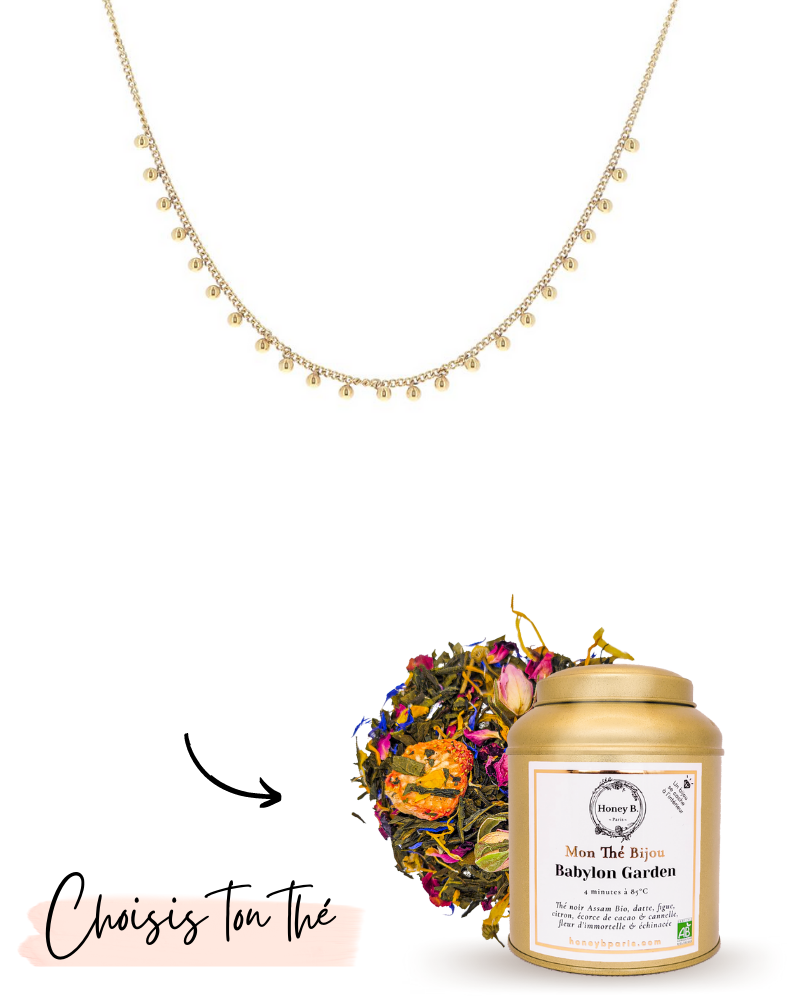 Mon Thé Bijou - Collier Suzie (or)