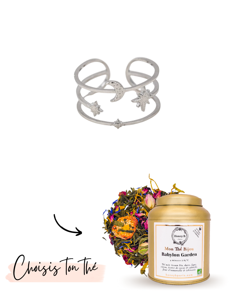 Mon Thé Bijou - Bague Lounie (Argent)