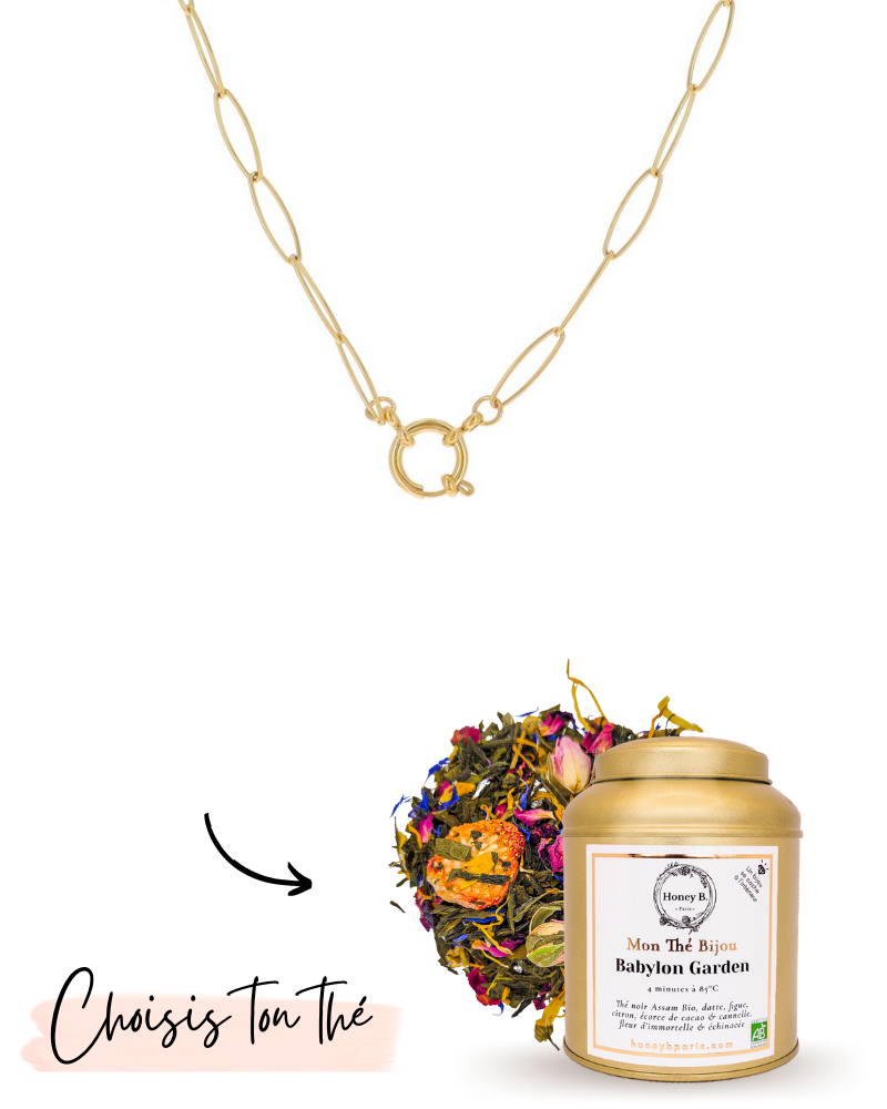 Mon Thé Bijou - Collier Cerise