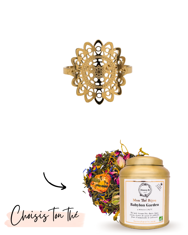 Mon Thé Bijou - Bague Yasmine (Or)