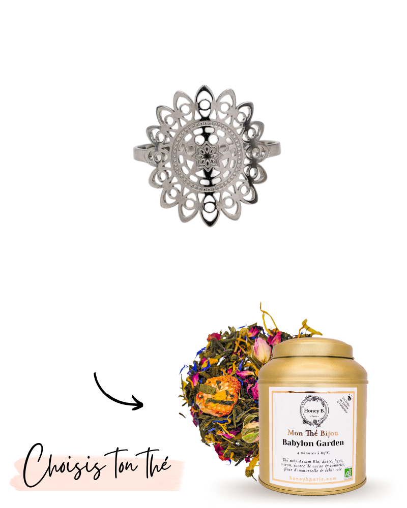 Mon Thé Bijou - Bague Yasmine (Argent)