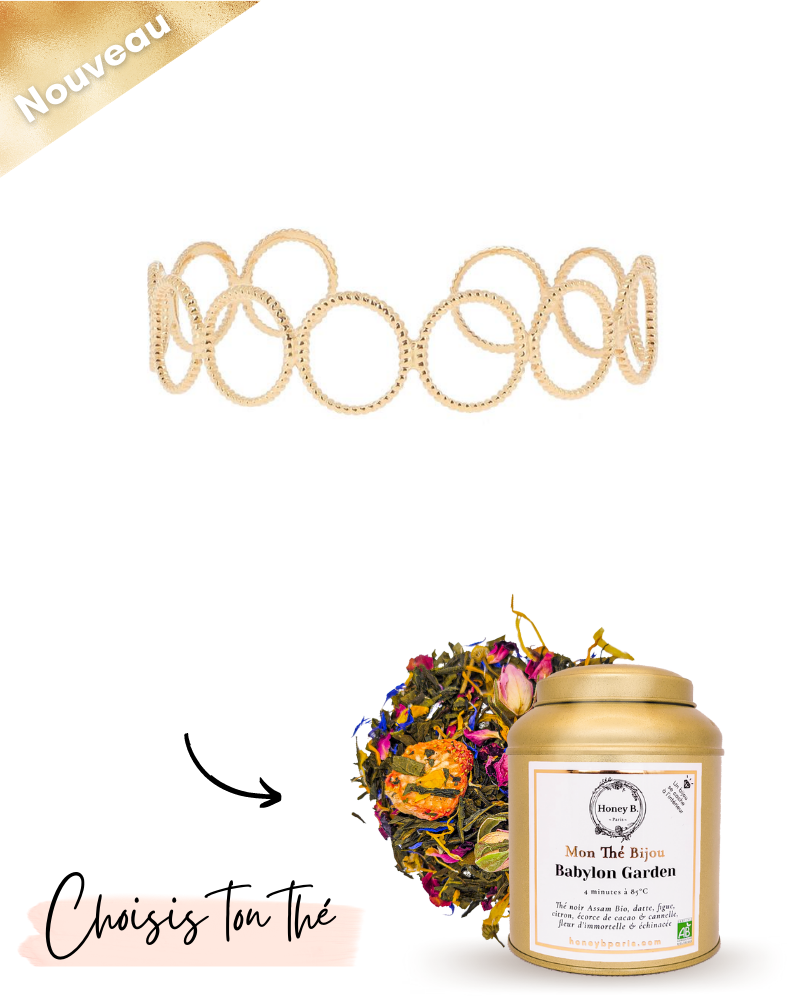 Mon Thé Bijou - Bracelet Clarysse (or)