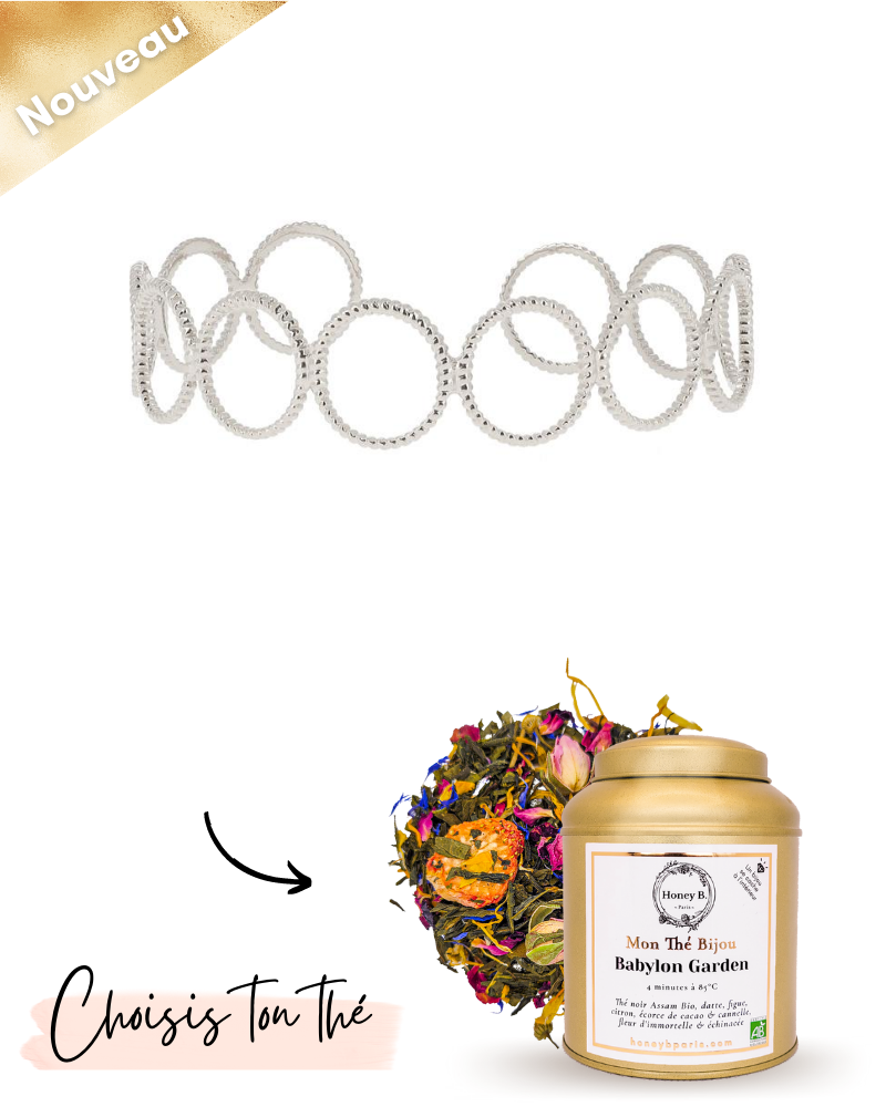 Mon Thé Bijou - Bracelet Clarysse (argent)