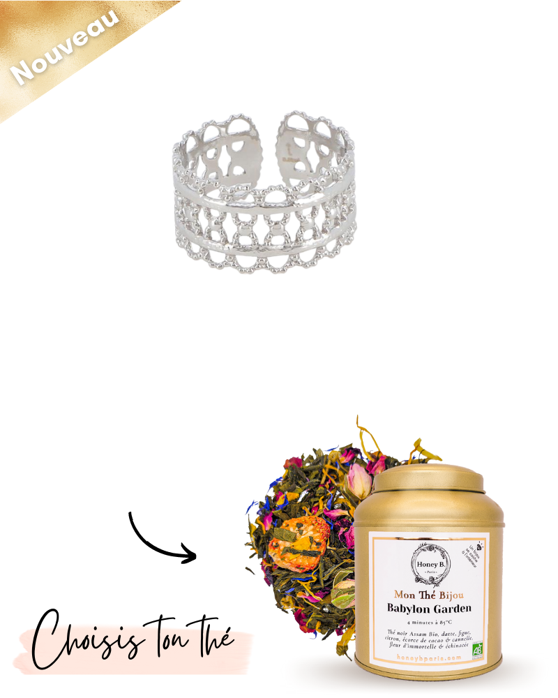 Mon Thé Bijou - Bague Violeta (argent)