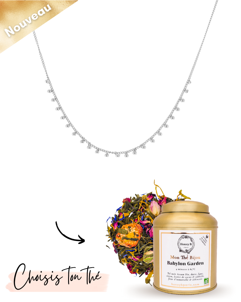 Mon Thé Bijou - Collier Suzie (argent)