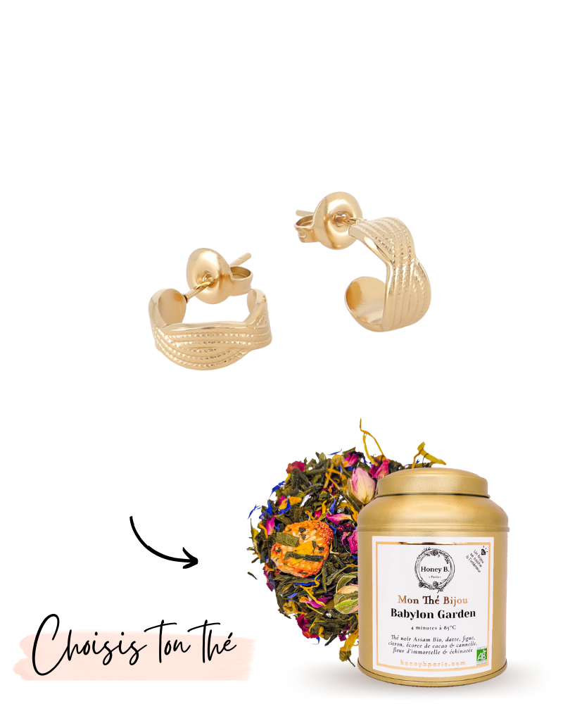 Mon Thé Bijou - Boucles Flavia (or)