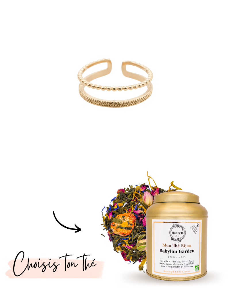 Mon Thé Bijou - Bague Luna (or)